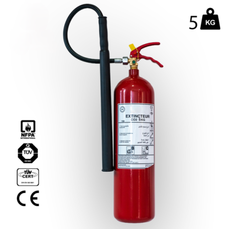 K-026 - Extincteur portatif d’usage général: à anhybride carbonique 5Kg